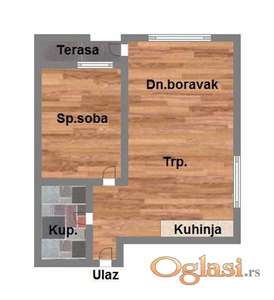 Dvosoban 42m2 Bulevar patrijarha Pavla, Novi Sad