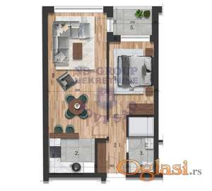 Odlična izgradnja - 47m2