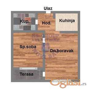 U izgradnji dvosoban stan-Adice