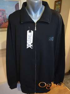 Novi muski pamucni duks sa kragnom Benx u velikom broju 5XL Crni Novo