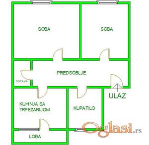 GRBAVICA  51m2, 123600evra