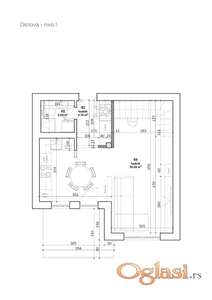 Četvirosoban duplex - 96m2  - Hadži Ruvimova