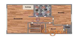 Trosoban u izgradnji 58m2