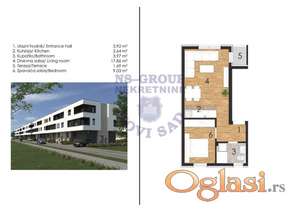 Adice garsonjera u izgradnji 24m2.