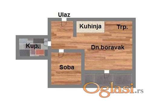 Odličan dvosoban stan na Telepu!