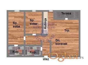 Trosoban stan 65m2 Sr. Kamenica