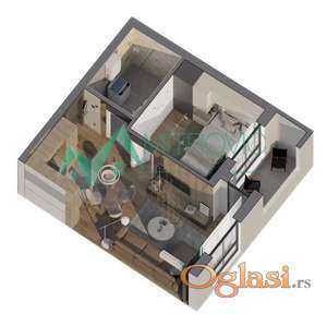 Novi Sad, Sajam - Luksuzni stanovi u novogradnji - odlična lokacija! 36 m2 