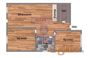 Odlican stan na samom ulazu u Futog