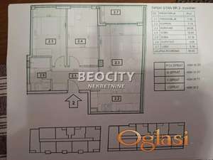 Novi Beograd, Bežanijska kosa, Vojvođanska, 3.0, 70m2