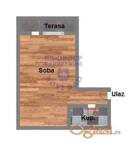 Odlična ,nova garsonjera, sa pdv-om