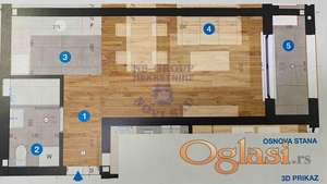 Odlična ,nova garsonjera, sa pdv-om