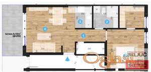 TELEP, 42m2+ 8m2 Terasa, Dvosoban sa pdv