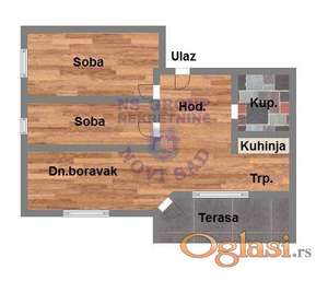 Trosoban stan 58m2 - Adice!