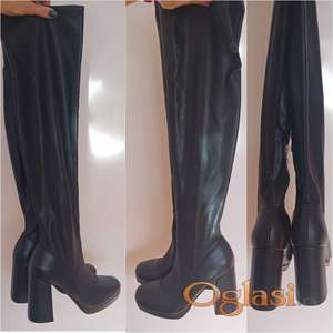 Crne cizme preko kolena