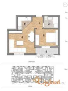 Bulevar Patrijarha Pavla,dvosoban,izgradnja