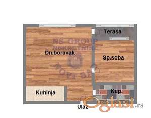 Na prodaju jednoiposoban na Bulevaru Evrope