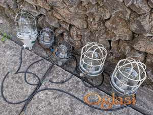 Lampe industrijske stare 5 kom