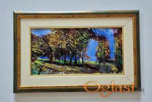 Ulje na platnu - Zelena priroda, prelepo!