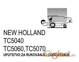New Holland TC5040 TC5060 TC5070 Uputstvo za rukovanje i održavanje