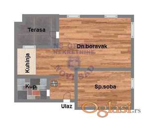 Dvosoban, 40m2 Adice