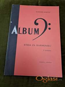 Etida za Harmoniku autora Radomira Jankovića za  petu godinu