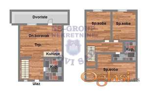 Duplex sa dvori[tem i parking mestom