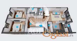 KOMFORAN ČETVOROSOBAN STAN SA POGLEDOM NA TELEP