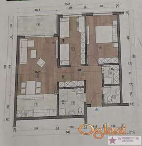 Voždovac, Trošarina, Vojvode Stepe, 74.23m2