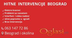 Hitne majstorske intervencije u Beogradu