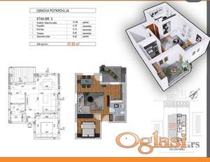 ***DVOSOBNI STANOVI ADICE***U IZGRADNJI***