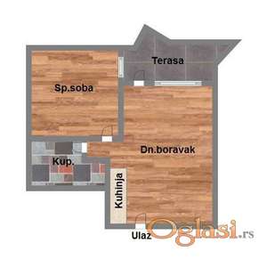 Odličan dvosoban stan Telep