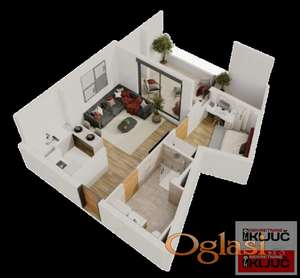 SALAJKA, 49m2, Dvosoban sa pdv, Izgradnja