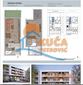 Eksluzivna novogradnja u Čairu, duplex (prizemlje i galerija) trosoban, 53 m2