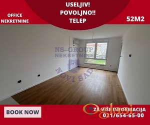 Useljivo,  blizu Bulevara patrijarha Pavla! 52m2