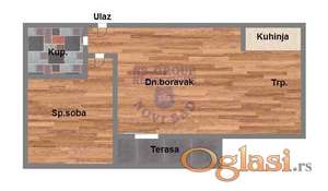 Dvosoban stan u izgradnji! TOP lokacija!