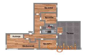 Četvorosoban stan 120m2 Salajka