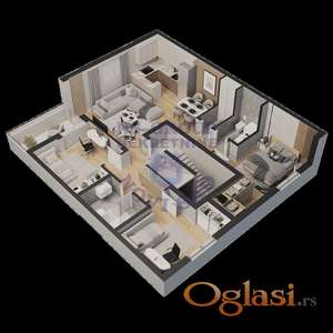 Četvorosoban 80m2 Adice