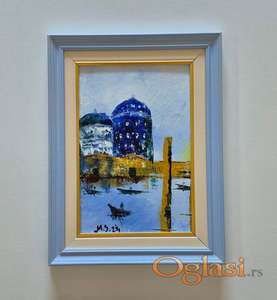 Ulje na platnu - Na moru, prelepa slika!