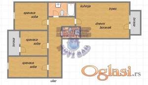 Odličan trosoban stan u izgradnji na Salajci! 67m2