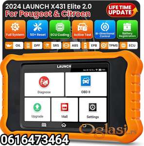 NOVO- LAUNCH X431 Creader Elite V2.0 OBD2 Peugeot i Citroen