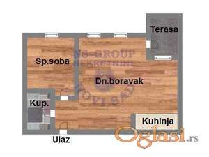 Jednoiposoban 38m2 Mišeluk