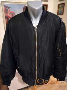 Odlicna muska zimska jakna sa postavom Fashion Crna XL
