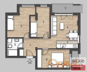 SALAJKA, 74m2, Četvorosoban sa pdv