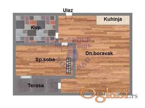 Dvosoban stan na Bulevaru Patrijarha Pavla, 44m2