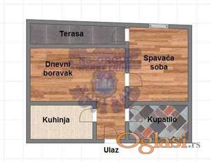 Dvosoban na Bulevaru!