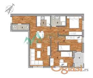 Porodičan stan u novogradnji – spoj komfora i funkcionalnosti Telep 77m2 