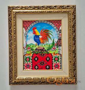 Naiva, ulje na platnu - Srpski prozor, prelepo!