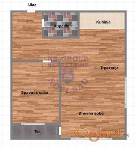 Dvosoban stan na Miseluku,40m2