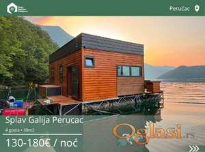 Stan Na Dan Perućac Splav Galija Perucac