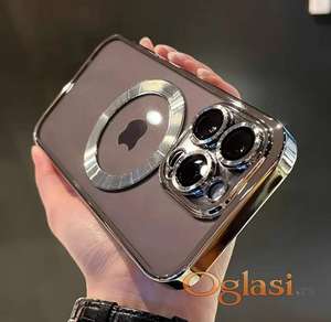 IPhone 15 pro SREBRNA maska Magsafe